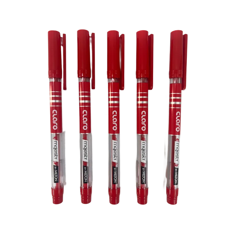 Claro Majesty Ball Pen Red 1 Pack
