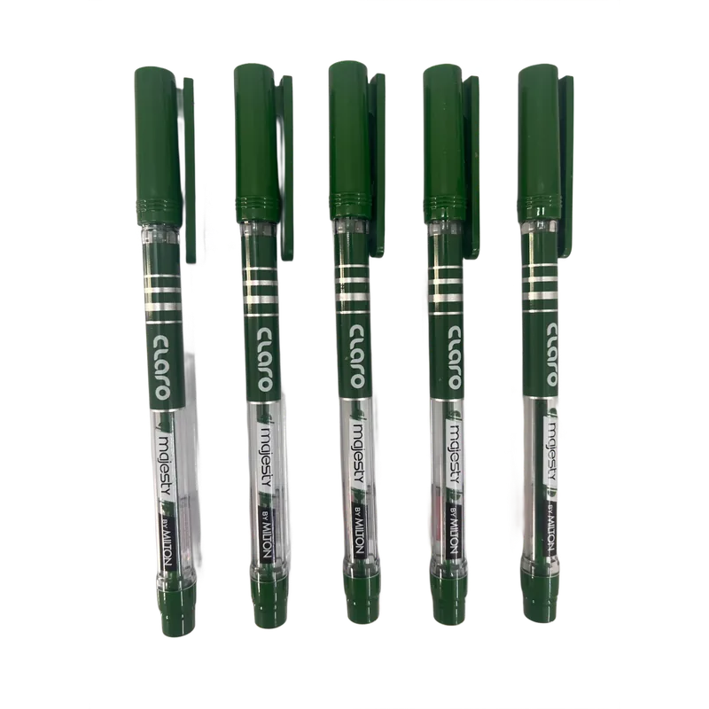 Claro Majesty Ball Pen Green 1 Box