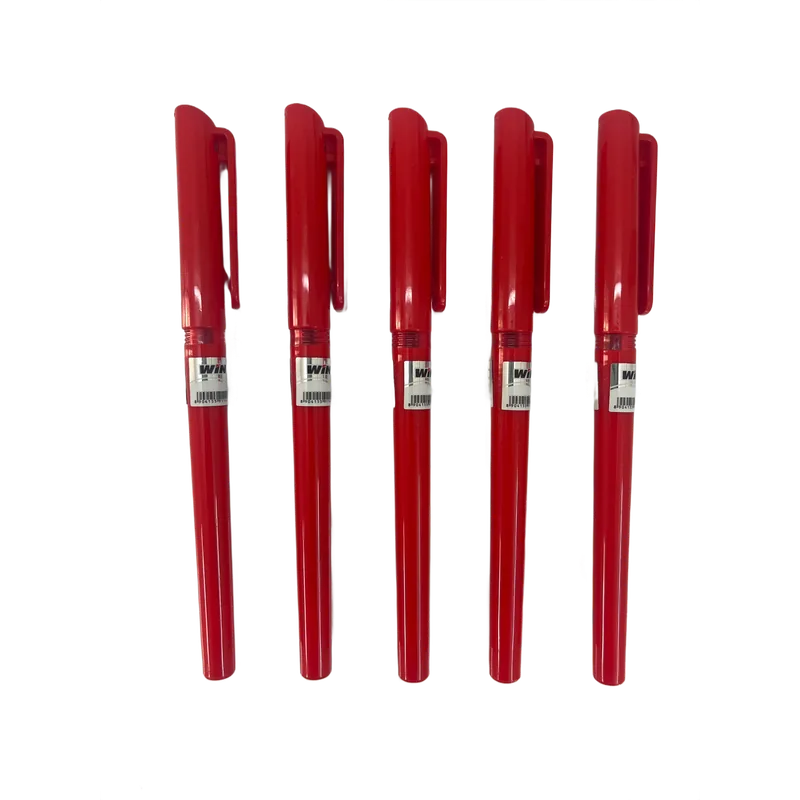 Win Zest Ball Pen Red 1 Box
