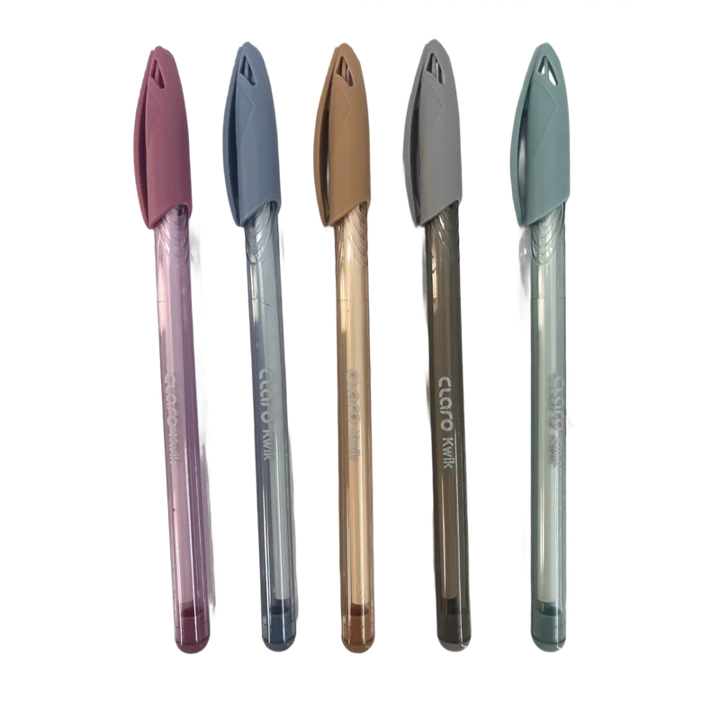 Claro Kwik Pen Gel Pen Blue 1 Box
