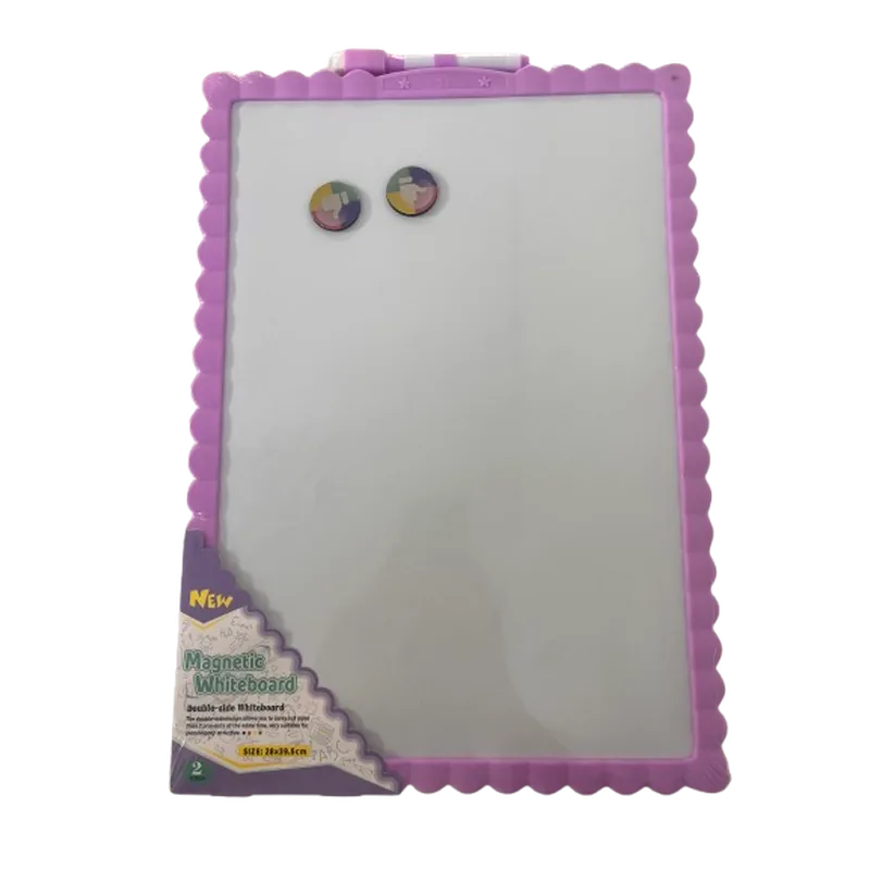 Double Sided Magnetic Whiteboard Big 28 x 39.5 cm Multicolor