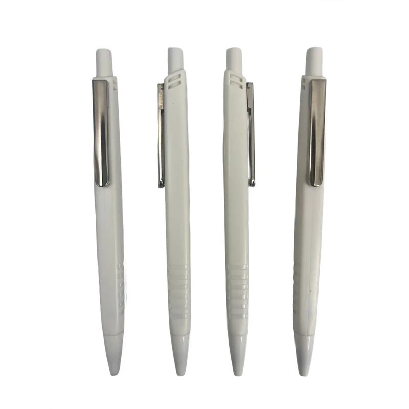 Customizable Gladiator White Ball Pen | Custom Company Name Printing | Simple Design | Black Ink | Ideal for Corporate Promotions, Business gifts, Gifts for Customer and Employees