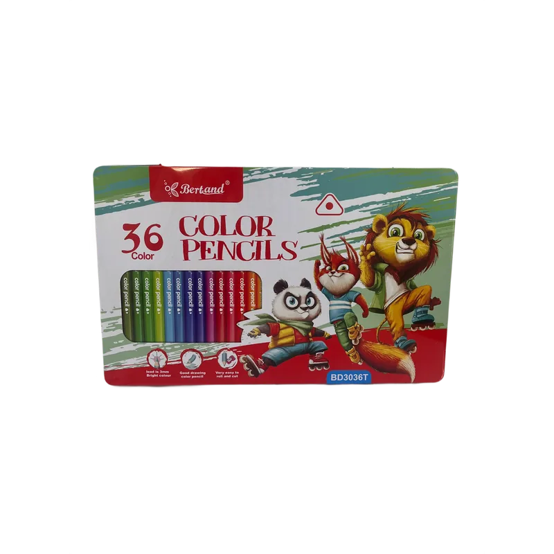 Bertand Color Pencils 36 Shades 1 Pack Multicolor