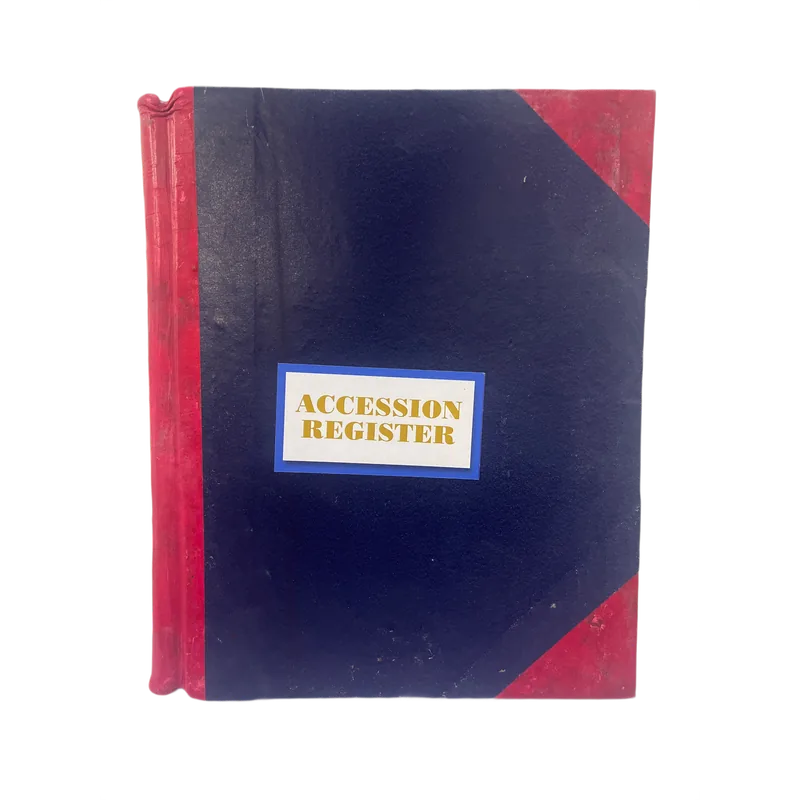 Library Accession Register No. 5000 432 Pages