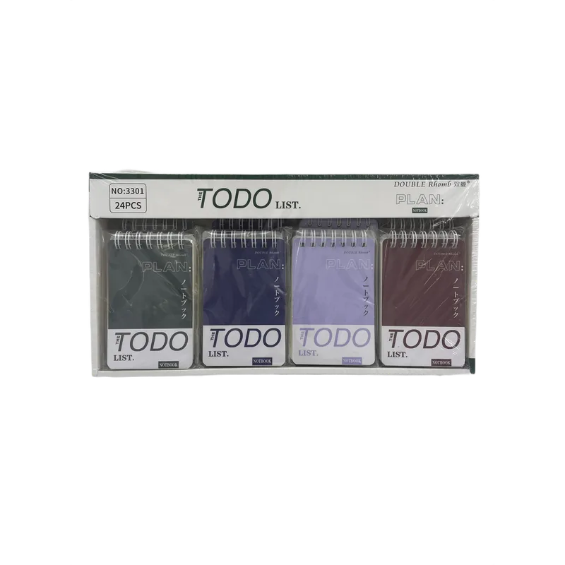 TODO List Notebook 1 Pack A7 Single Line