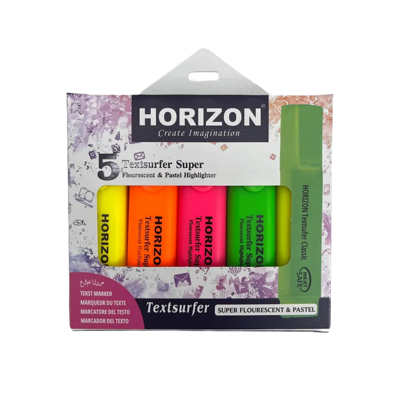 Horizon Flourescent & Pastel Highlighter 1 Pack Multicolor