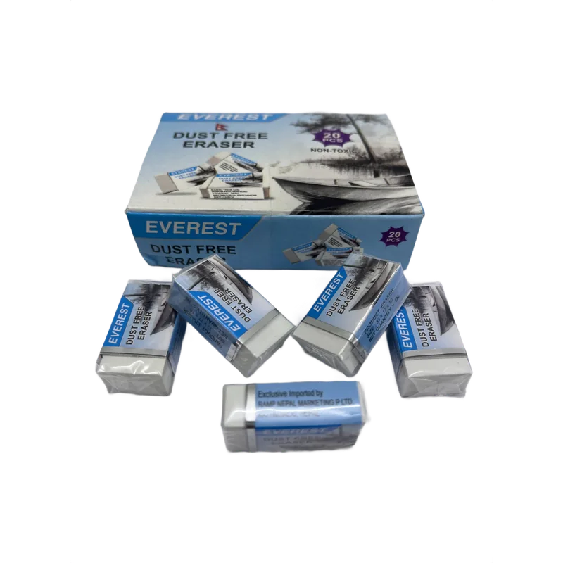 Everest Dust Free Eraser 1 Pack White