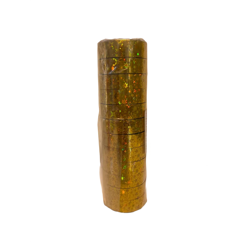 Glitter Tapes Golden 1 Roll