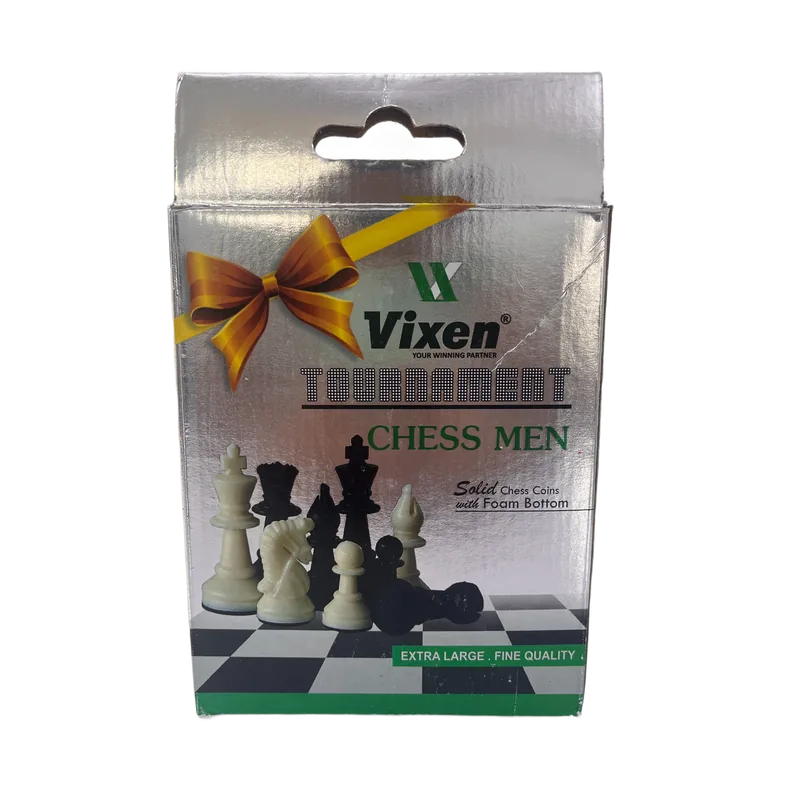Vixen Chessmen Tournament Black & White