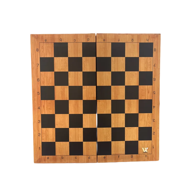 Vixen Foldable Chess Board Set with Chess Pieces for Kids & Adults | Portable & Durable Travel Friendly Wooden Chess Set | for Indoor & Outdoor Use | 19 x 19 Inch | 1 Set