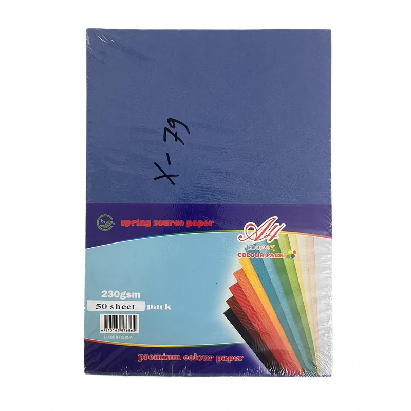 A4 Premium Colour Paper Blue 1 Pack A4