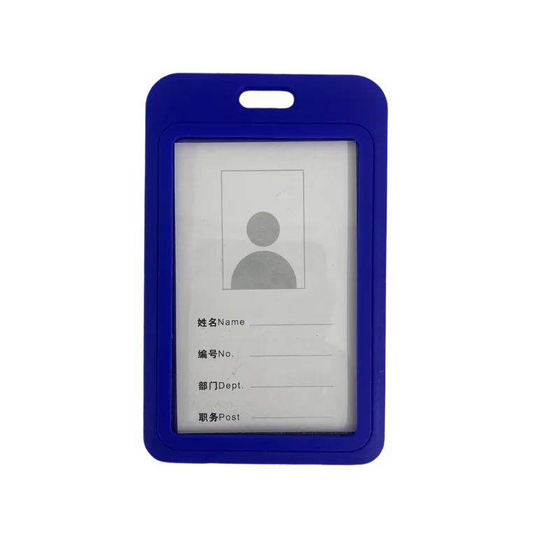 ID Card Holder Z-002 Blue Vertical
