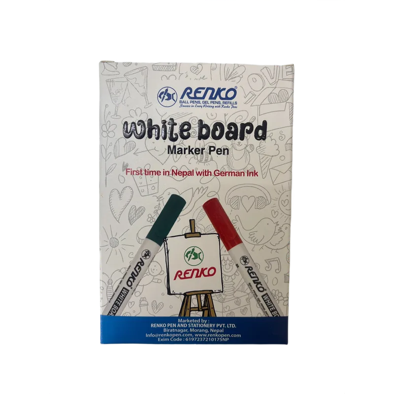 Renko Whiteboard Marker Pen Black 1 Pack
