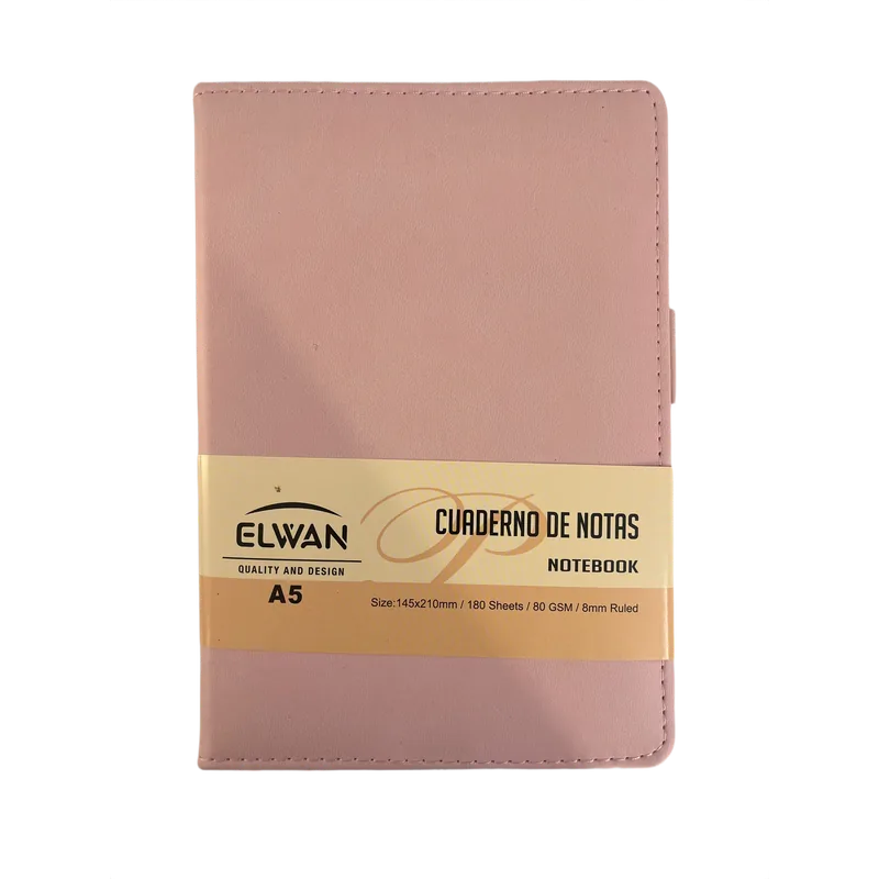 Elwan Notebook A5 Multicolor Single Line
