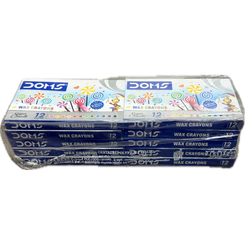 DOMS Wax Crayons Half (No. 3448)