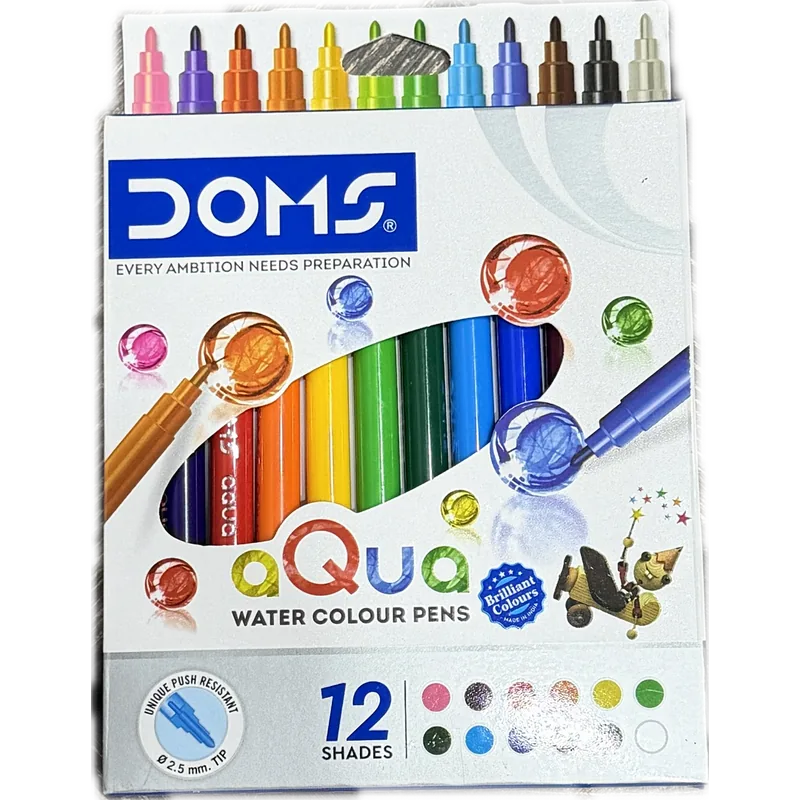 DOMS Water Colour Pens Full (No.7265)