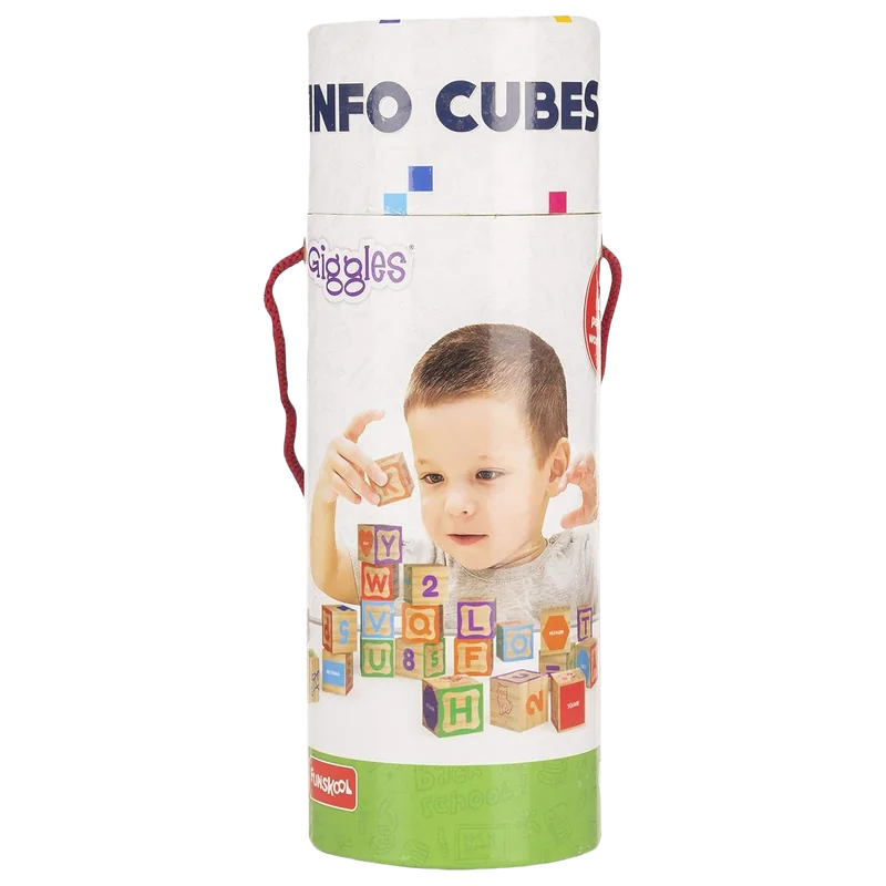 Funskool Giggles Info Cubes Multicolor