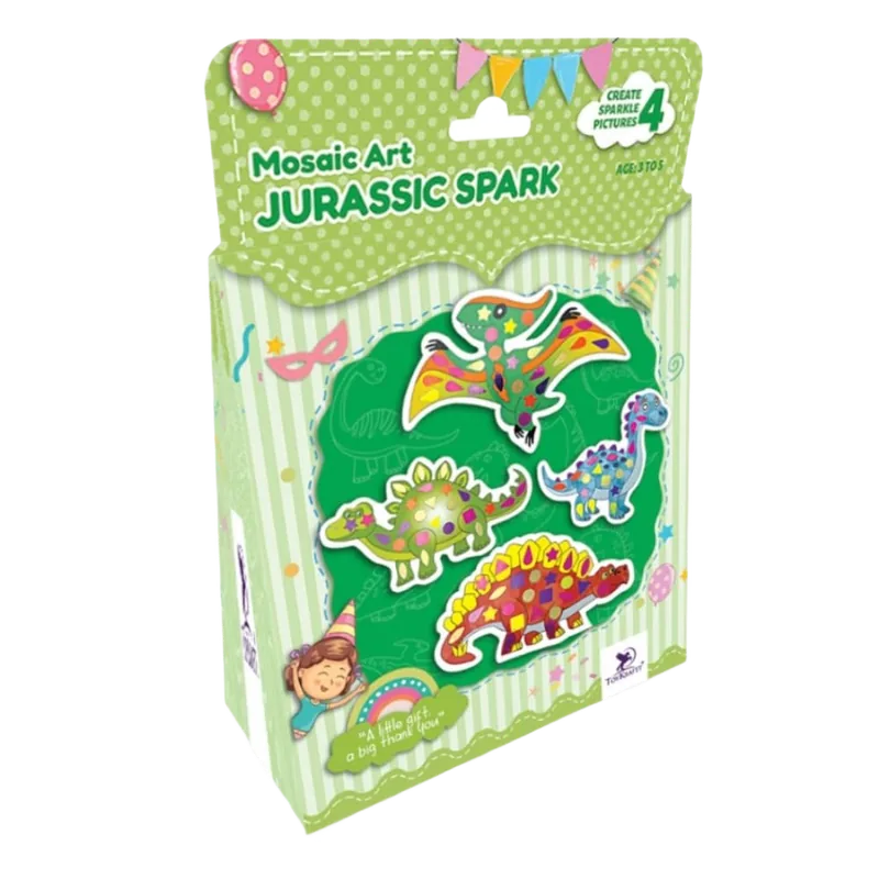 Toykraft Mosaic Art Jurassic Spark Multicolor