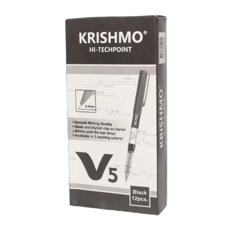 Krishmo Hi-Techpoint V5 Pen Black