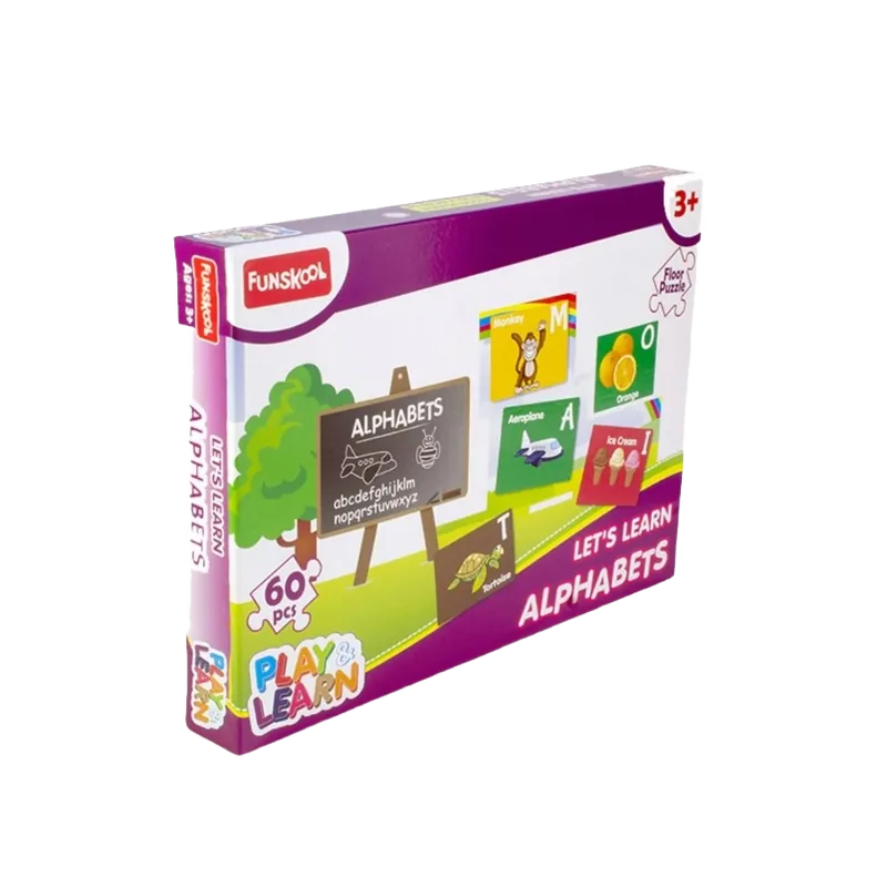 Funskool Learning Puzzle Alphabets Puzzle Multicolor