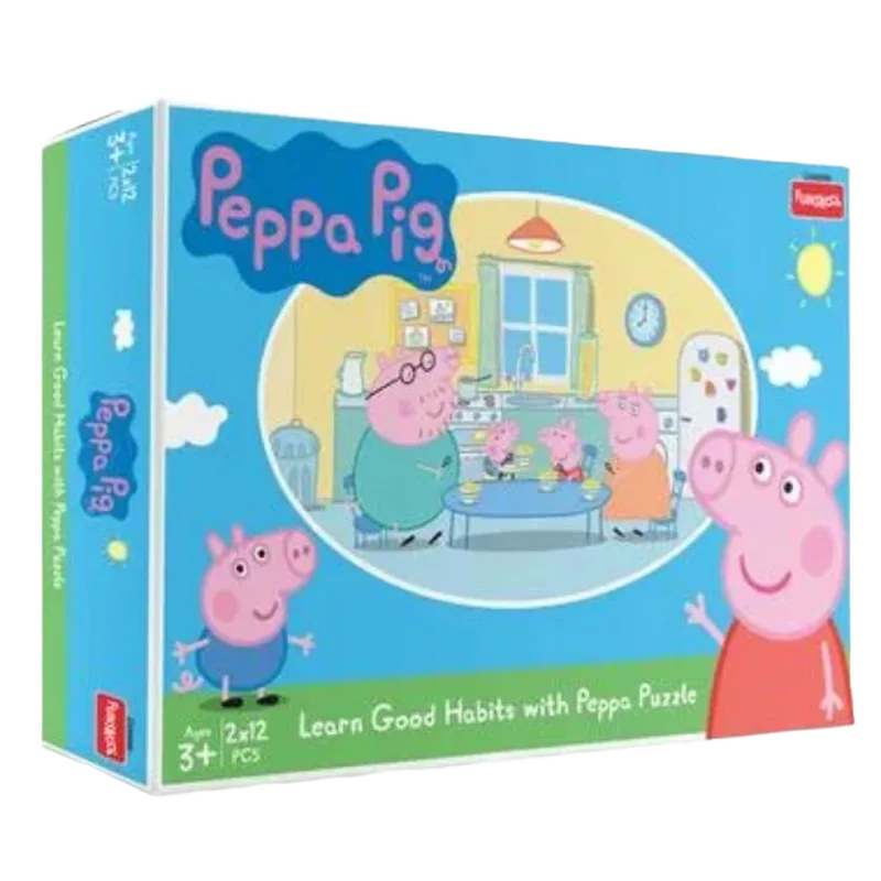 Funskool Peppa's Puzzles Learning Puzzle Multicolor