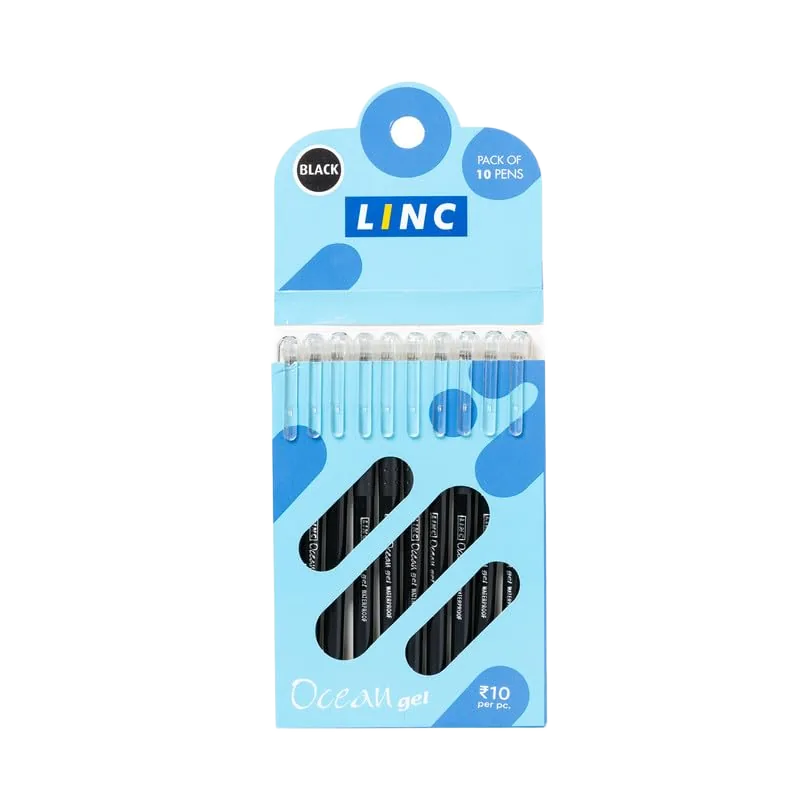 Linc Ocean Gel Pen Black 1 Pack