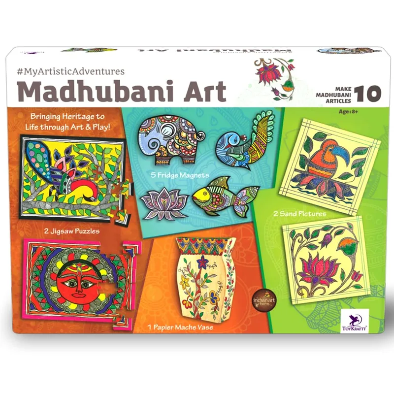 Toykraft My Artistic Adventures Madhubani Art Multicolor