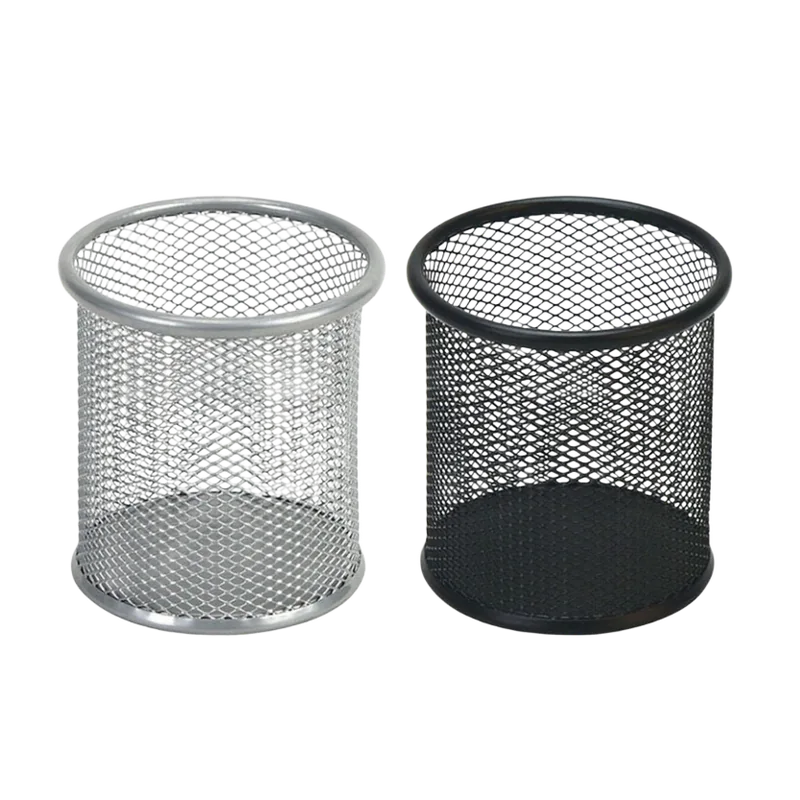 Comix Mesh Pen Holder Silver