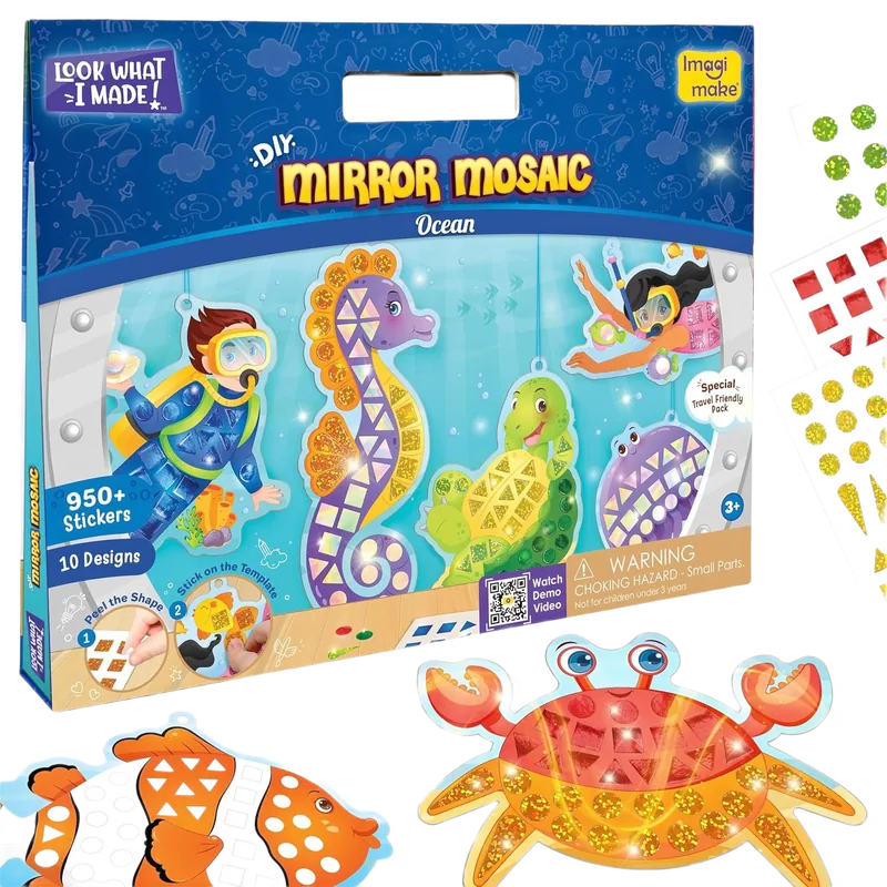 Imagimake Mirror Mosaic Ocean Cyan