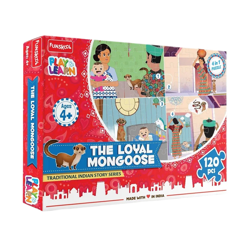 Funskool Mongoose Puzzle Multicolor