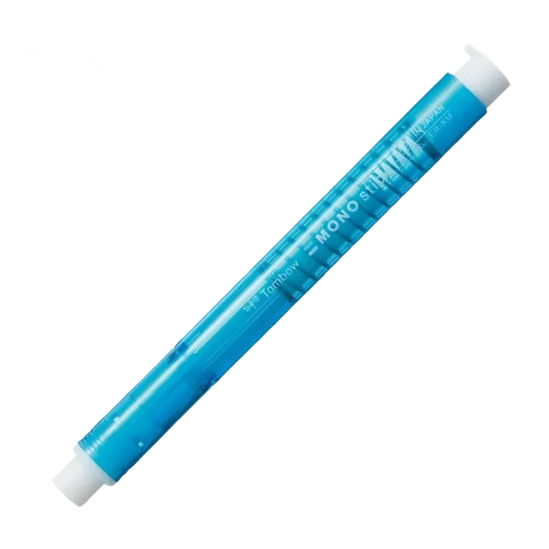 Tombow Mono Stick Holder Eraser Blue 1 Pack