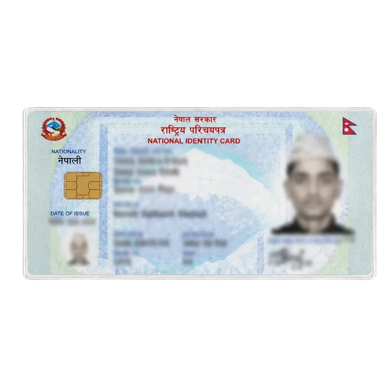 License Card Cover Thin 1 Pack 9.5 x 6.5 cm Transparent