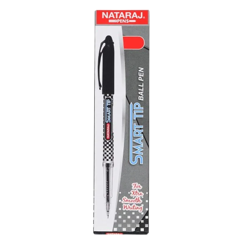 Nataraj Smart Tip Ballpoint Pens Black