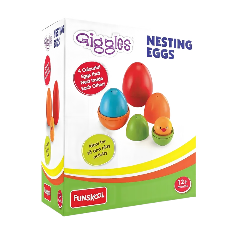 Funskool Giggles Nesting Eggs Multicolor
