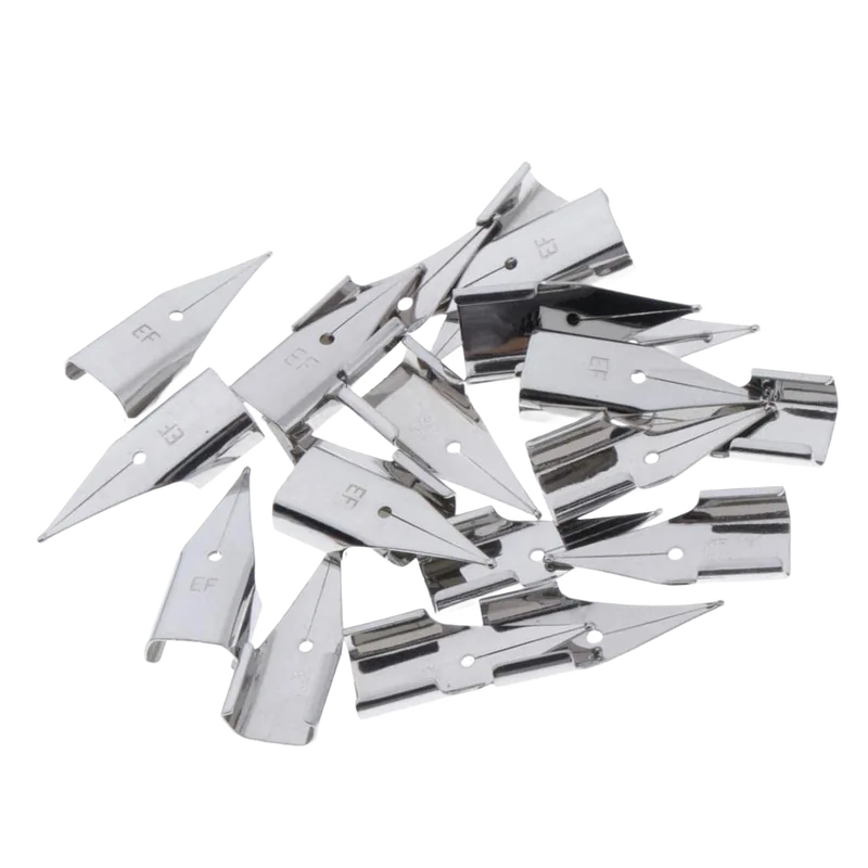 Fountain Pen Nibs 1 Box Silver
