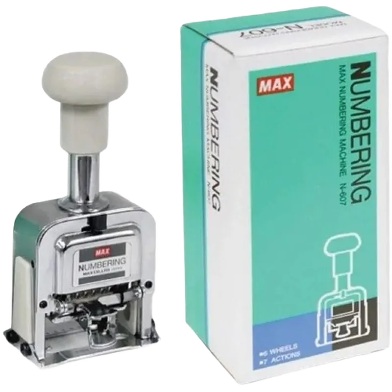 Max Numbering Machine Silver