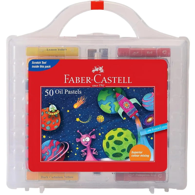Faber Castell Oil Pastels 50 Shades 1 Pack Assorted
