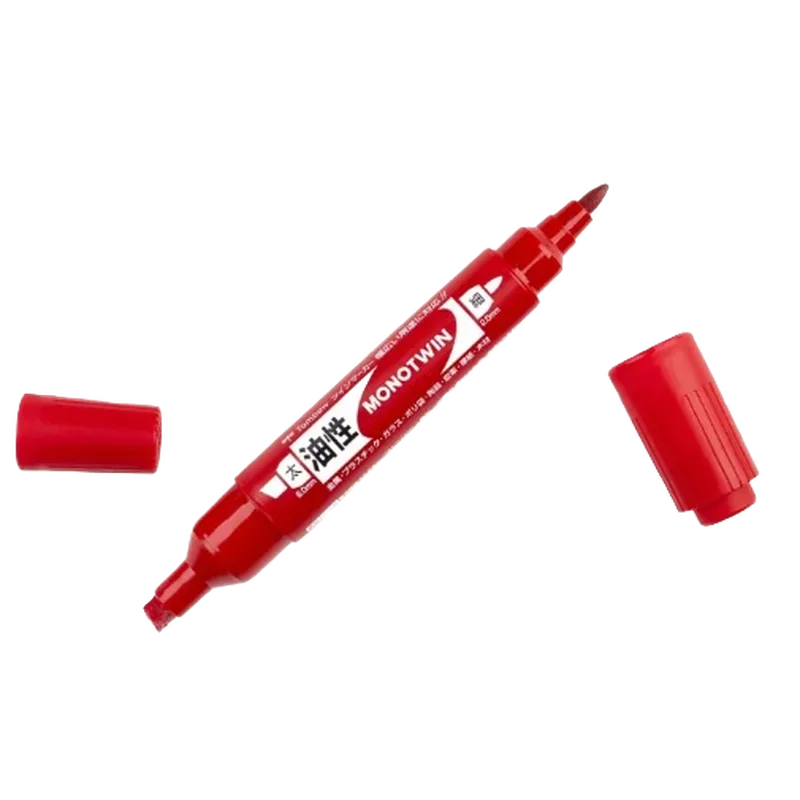 Tombow Oil-Based Twin Marker Red 1 Pack