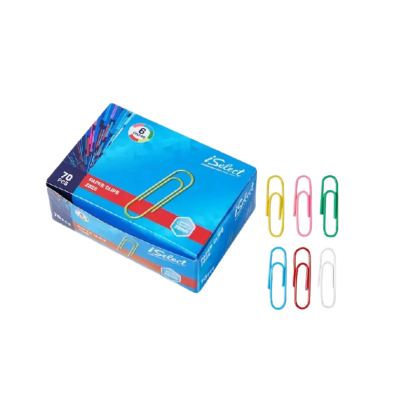 iSelect Paper Clips UZ025 1 Box 28 mm Multicolor