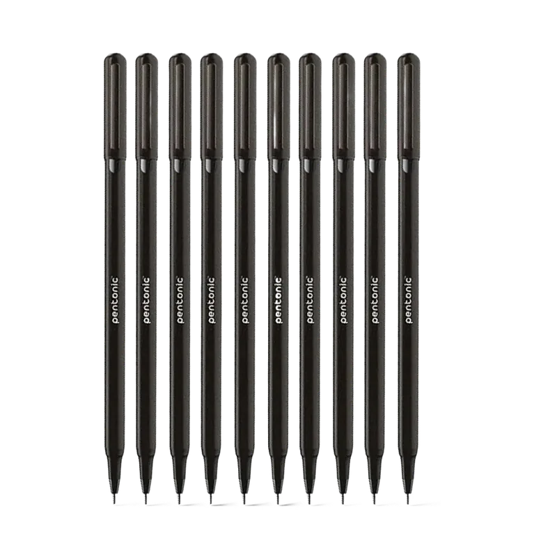 Pentonic Ball Pen Black 1 Pack