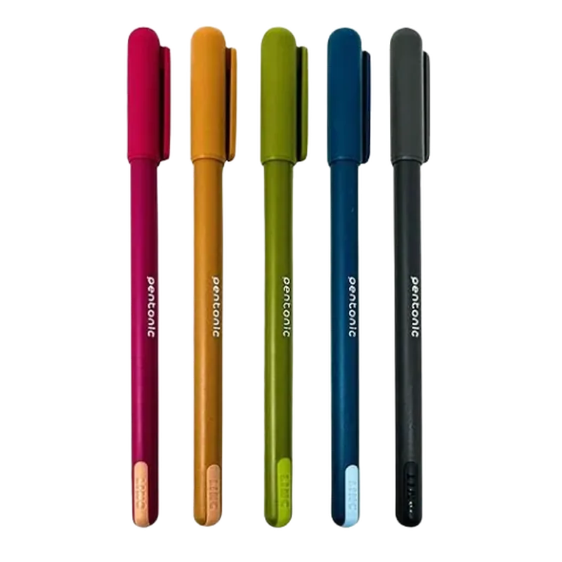 Pentonic Ball Pen 5 Shades 1 Pack