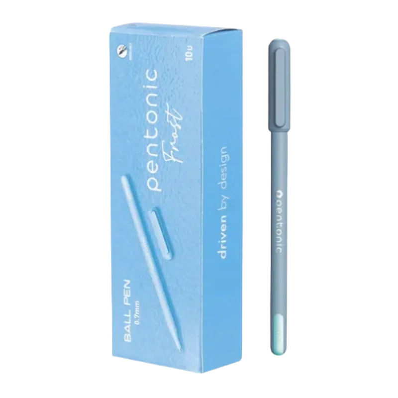 Pentonic Frost Ball Pen Blue 1 Pack