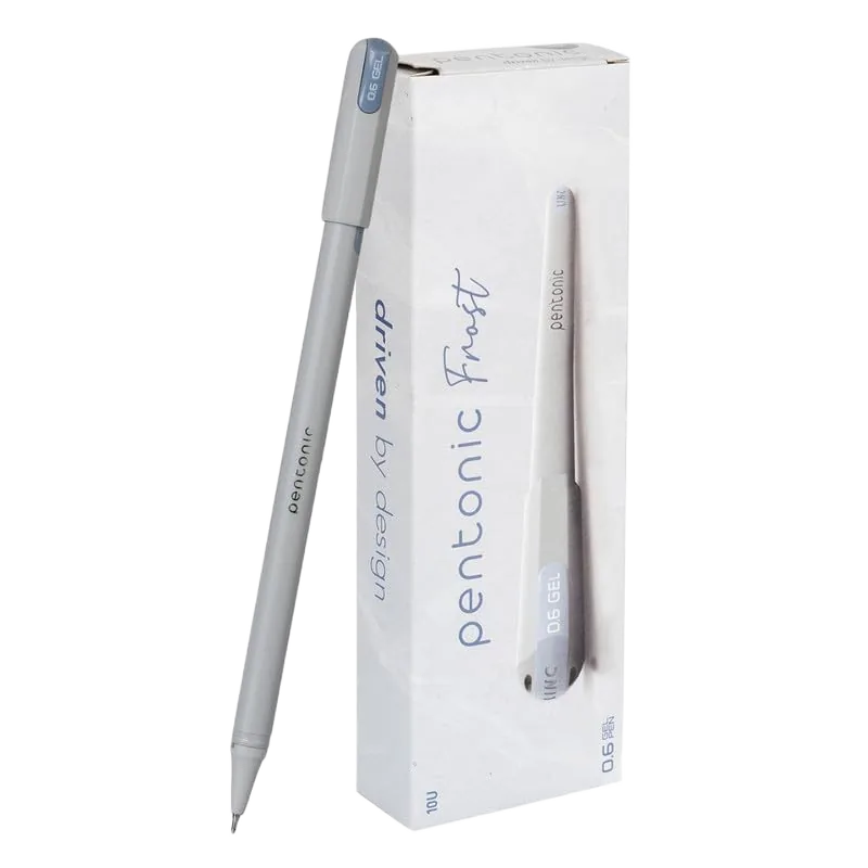 Pentonic Frost Gel Pen Black 1 Pack