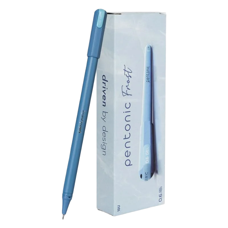 Pentonic Frost Gel Pen Blue 1 Pack