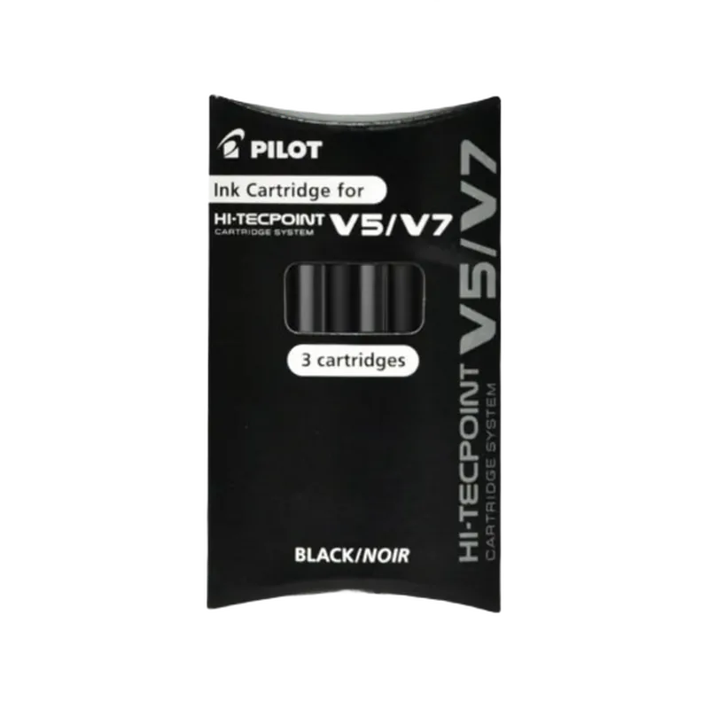 Pilot Hi-Techpoint Ink Cartridge Black 1 Pack