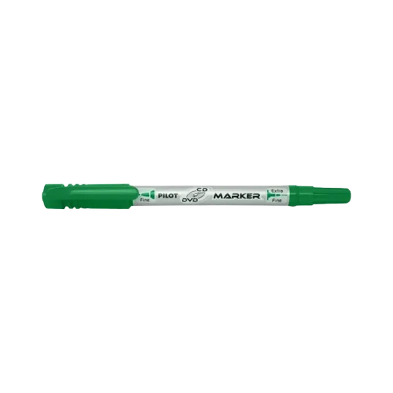 Pilot SCA-TMCD CD/DVD Marker Green 1 Pack