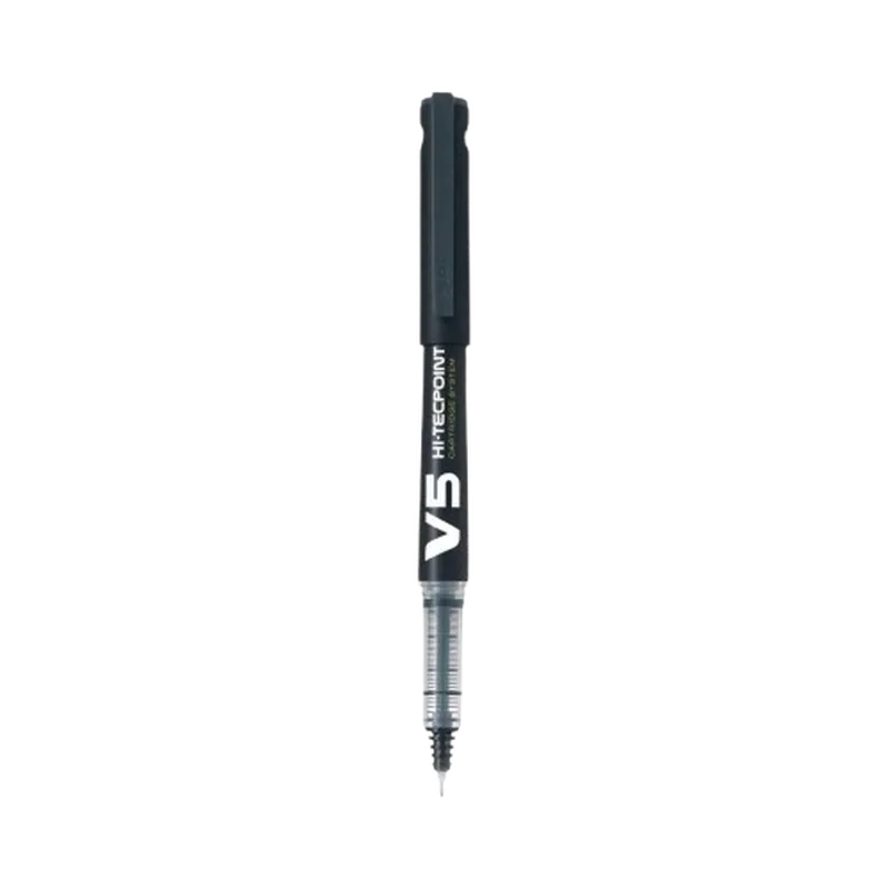 Pilot Hi-Techpoint V5 Cartridge Pen Black 1 Pack