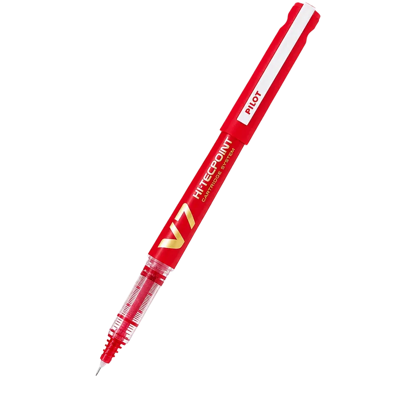 Pilot Hi-Techpoint V7 Cartridge Pen Red