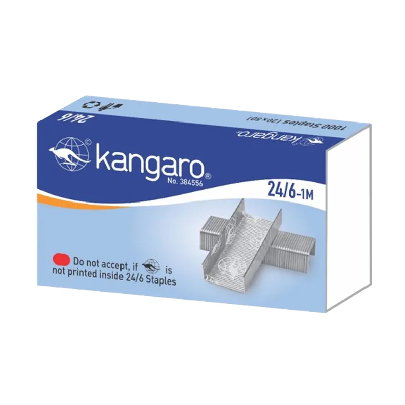 Kangaroo Blue Stapler Pins 24/6 1 Pack