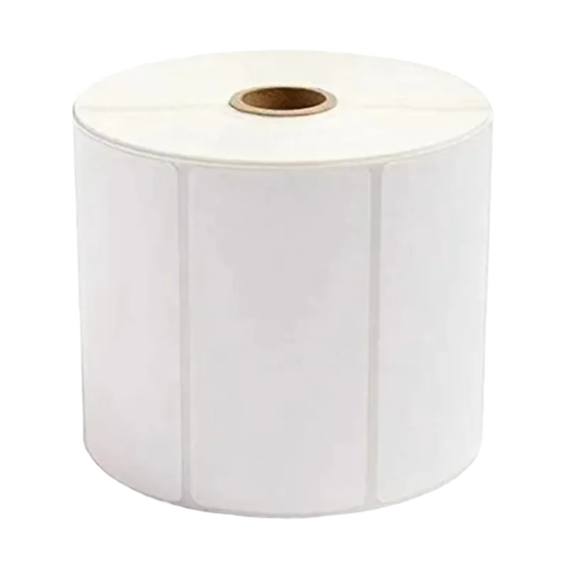 Plain Label Stickers Roll 33 x 25 mm White